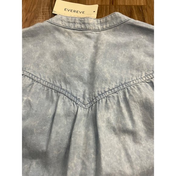 Women's NWT Cloth & Stone Sleeveless Denim  Blouse   Size: XS - Picture 5 of 12